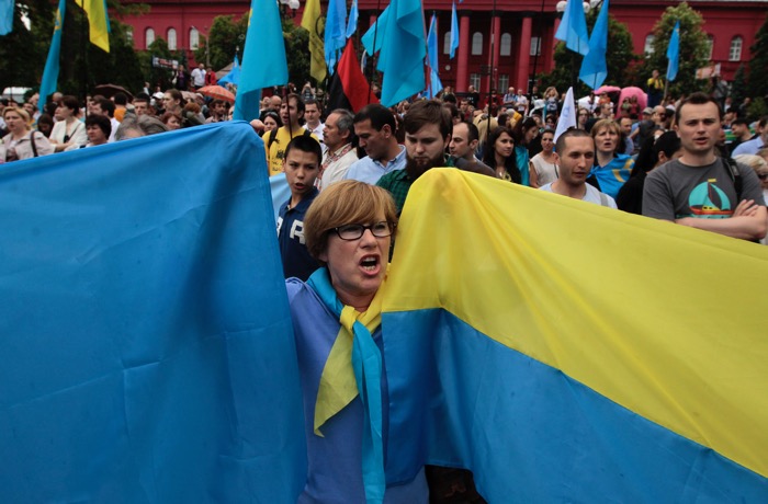 Ряд крымских татар считают, что по возвращению региона в Украину, они получили бы статус автономии. AP Photo/Scanpix/LETA