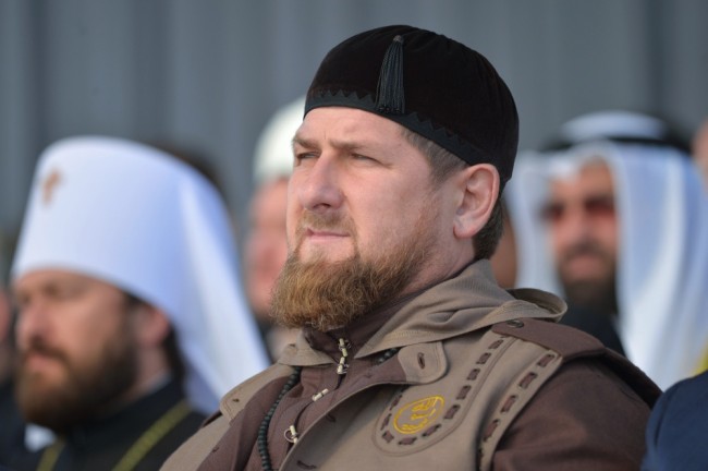 2704512 09/23/2015 Head of the Chechen Republic Ramzan Kadyrov at the opening ceremony of the reconstructed Moscow Cathedral Mosque, now Europe's largest Muslim place of worship. Alexei Druzhinin/RIA Novosti