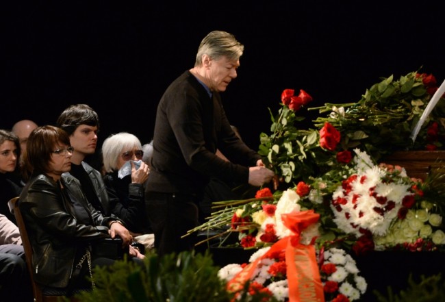  Актер Александр Збруев на церемонии прощания с Эльдаром Рязановым. Фото Sputnik/Scanpix