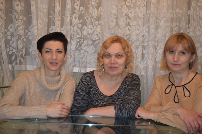 Вместе с семьями "крымских террористов". Фото: личный архив