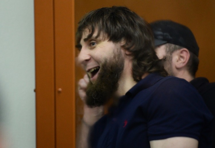 3150361 07/13/2017 Zaur Dadayev, former deputy commander of the North battalion of the Russian Interior Ministry troops, accused of assassinating politician Boris Nemtsov, at the Moscow district military court during the announcement of the verdict. Alexey Filippov/Sputnik