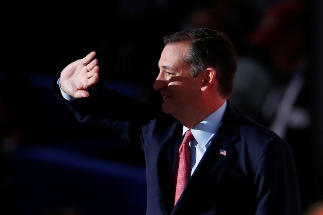 Тед Круз на съезде республиканцев в Кливленде. Фото Reuters/Scanpix