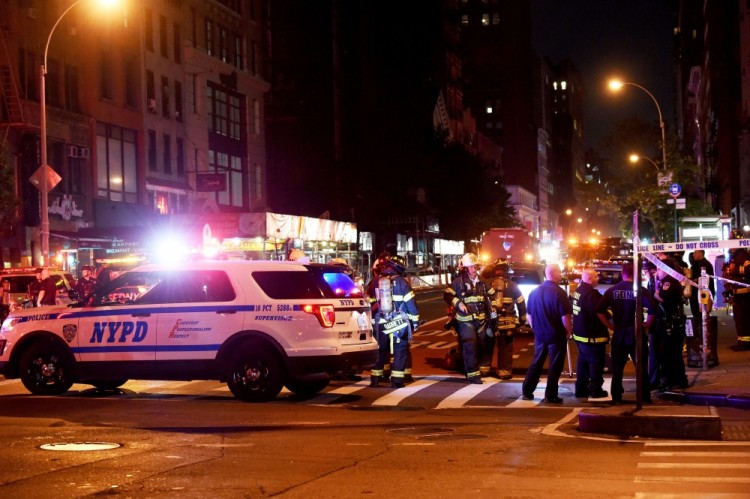 Место взрыва в Нью-Йорке. Фото REUTERS/Scanpix