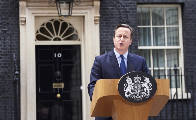 Премьер-министр Великобритании Дэвид Кэмерон. Фото AFP/Scanpix