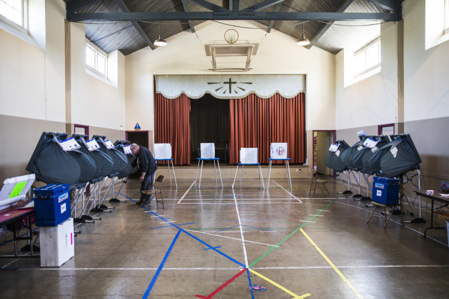 Голосование на праймериз в Калифорнии. Фото Евгения Фельдмана для «Спектра»