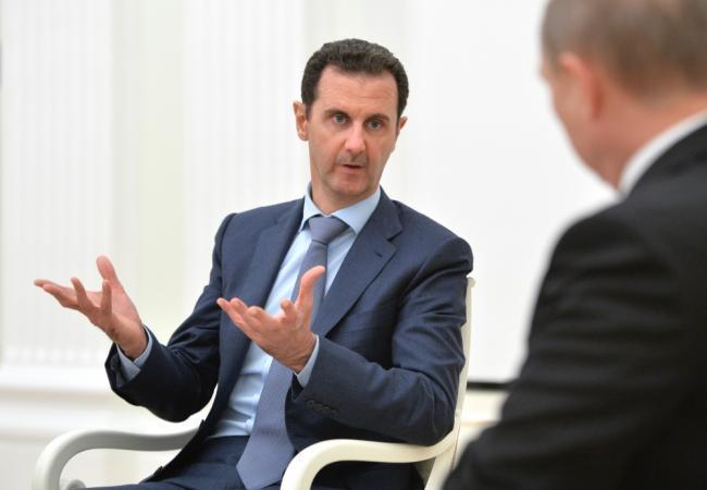 Башар Асад беседует с Владимиром Путиным в Москве, фото AP/Scanpix