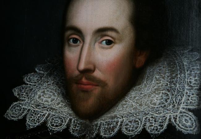 Обнаруженный в 2009 году портрет Уильяма Шекспира. Фото AP Photo/Scanpix