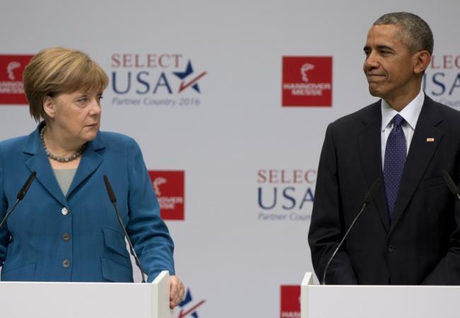 Барак Обама и Ангела Меркель. Фото AP/Scanpix