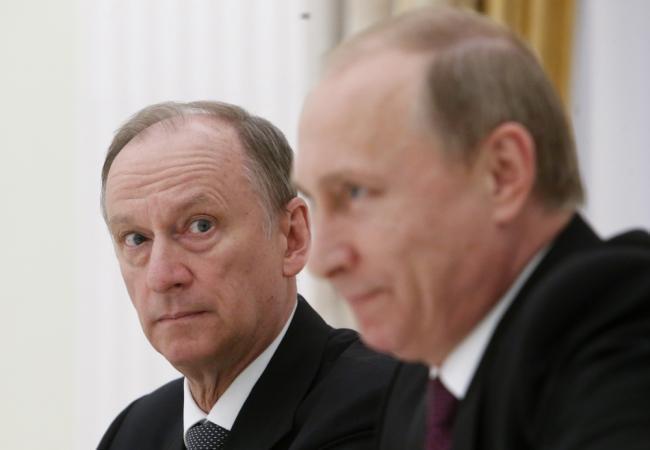 Владммир Путин и Николай Патрушев. Фото АР/Scanpix
