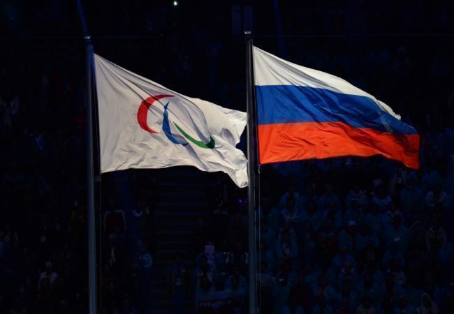 Флаги России и Международного паралимпийского комитета в Сочи в 2014 году. Фото: RIA Novosti / Scanpix