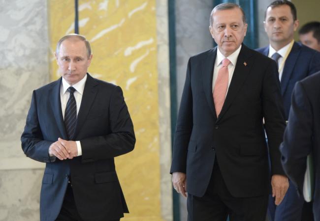 Владимир Путин и Реджеп Эрдоган. Фото Sputnik/Scanpix