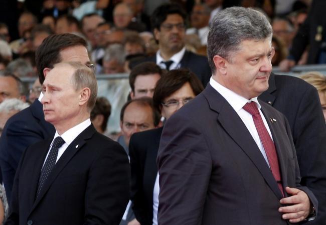 Пути Владимира Путина и Петра Порошенко снова расходятся. Фото: Reuters / Scanpix