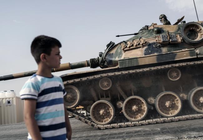 Турецкий танк в Сирии. Фото AP/Scanpix