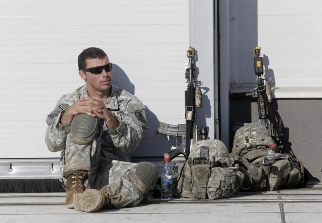 Американский солдат во время учений в Восточной Европе. Фото: Reuters / Scanpix