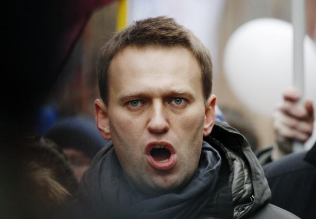 Алексей Навальный во время протестов 2012 года. Фото Reuters/Scanpix