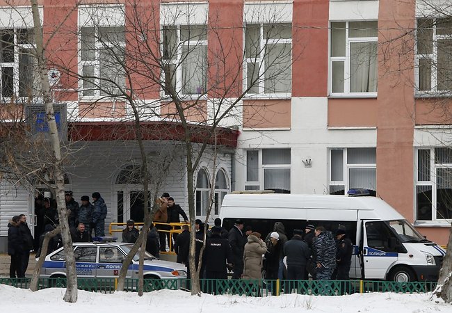 Фото: Reuters/Scanpix. Школа №263, где произошло нападение первого в России «школьного стрелка»