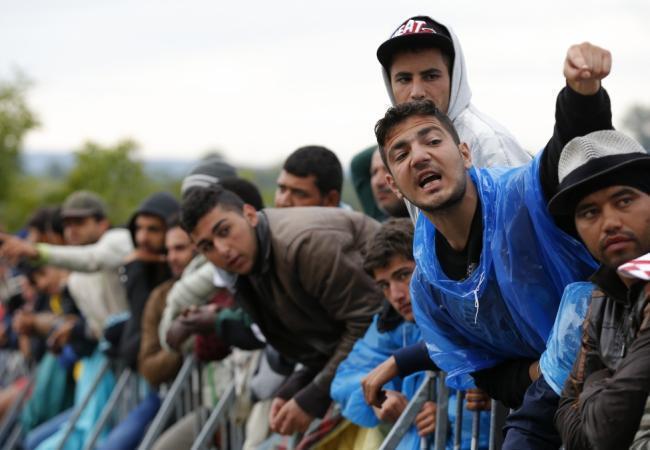 Беженцы в Хорватии. Фото AP/Scanpix