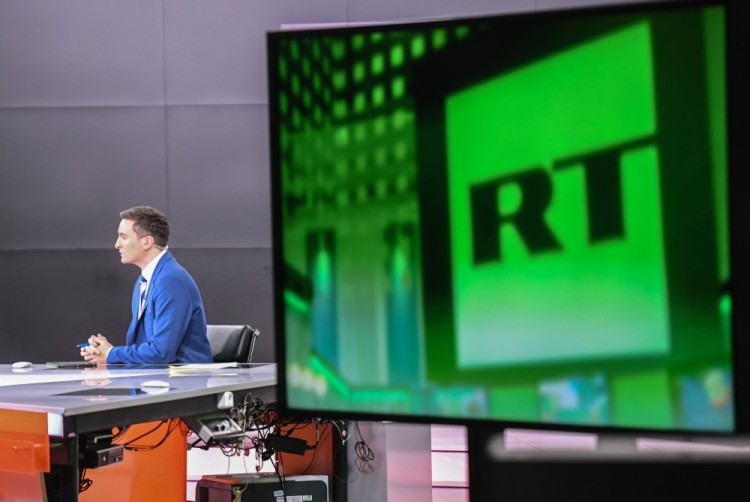Russia Today's office. Фото Sputnik/Scanpix
