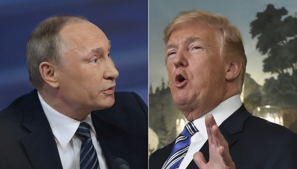 Владимир Путин, Дональд Трамп. Фото AFP/Scanpix/LETA