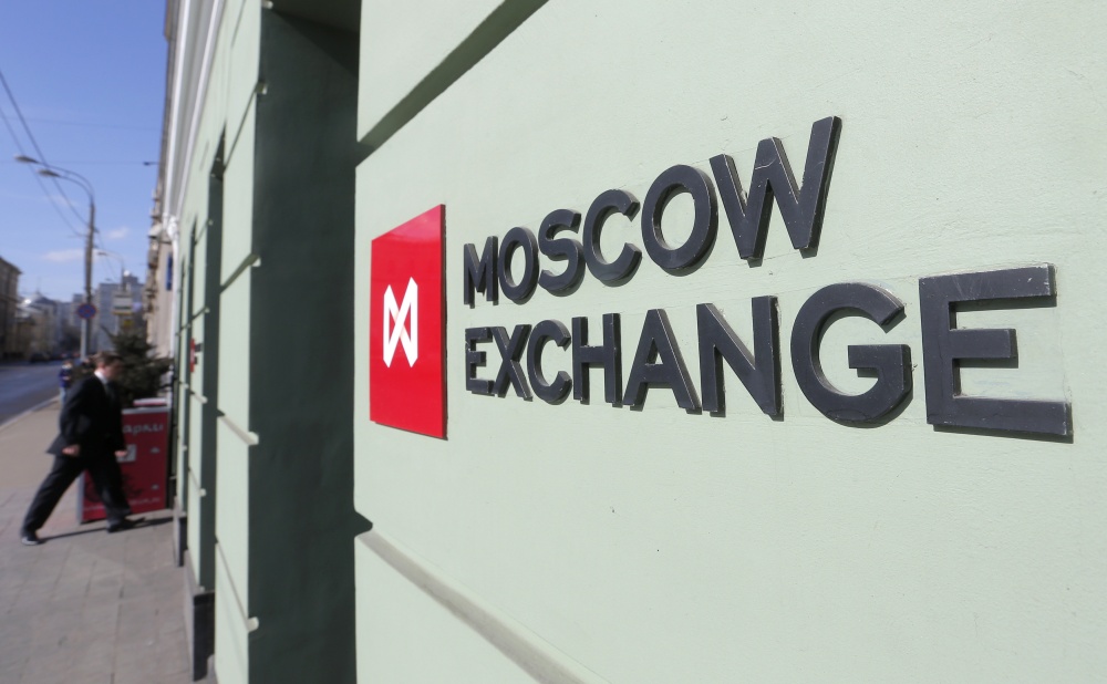Московская биржа. Фото Reuters/Scanpix/LETA