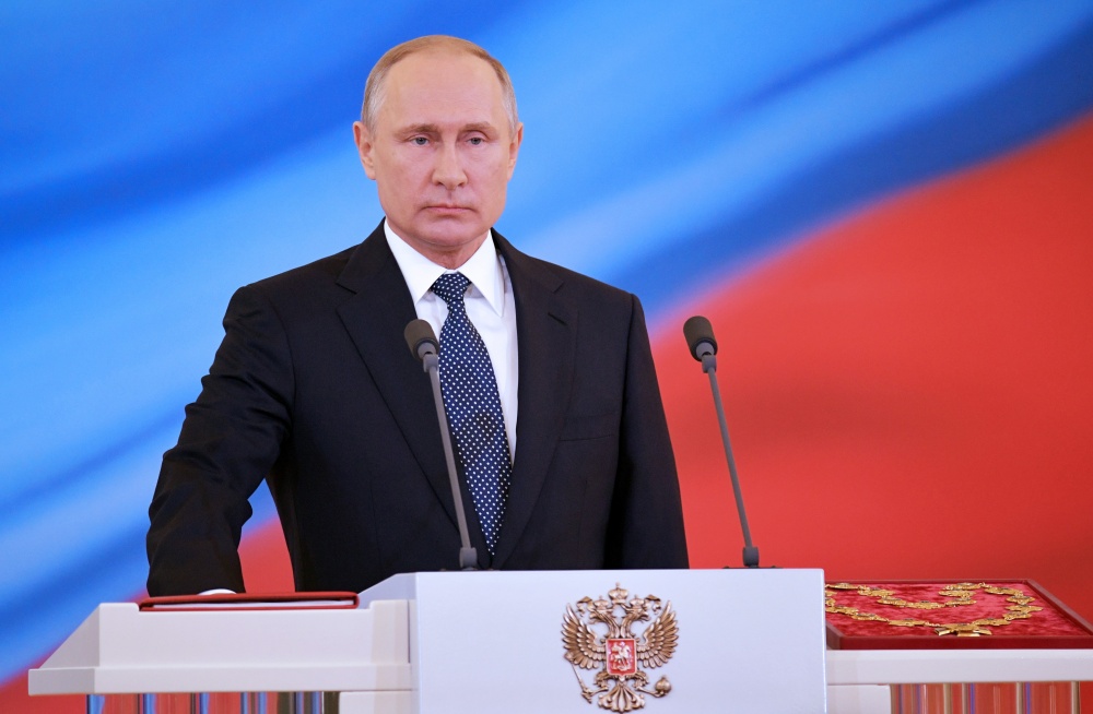 Инаугурация президента РФ Владимира Путина. Фото TASS/Scanpix/LETA