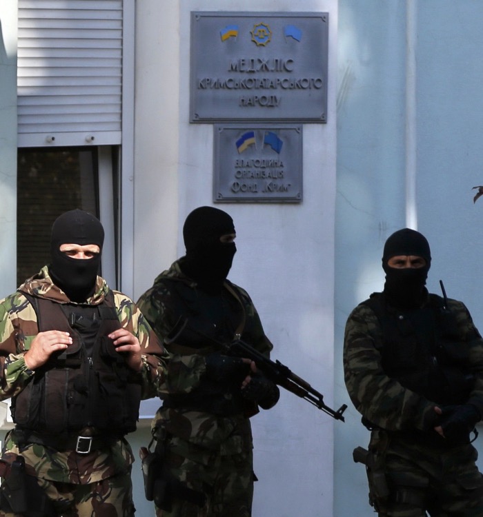 Меджлис крымско-татарского народа в России признали экстремистской организацией. AFP PHOTO/Scanpix/LETA
