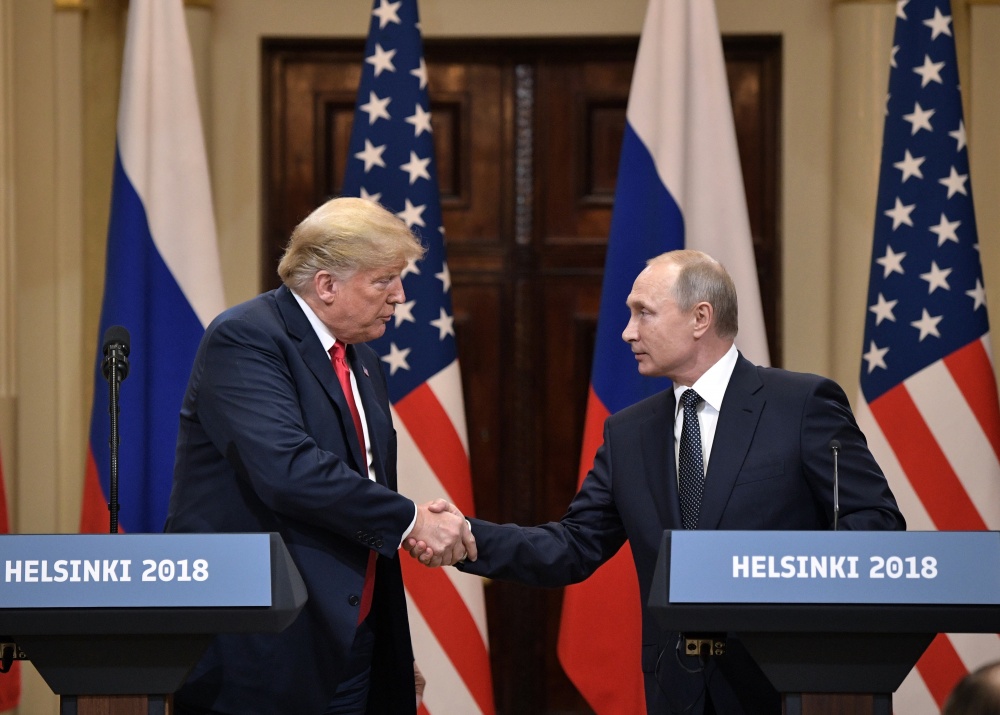 Дональд Трамп и Владимир Путин. Фото Sputnik/Scanpix/LETA