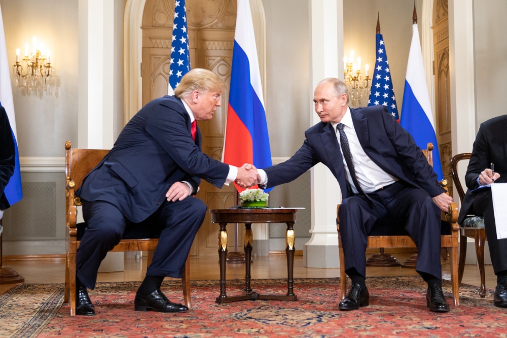 Дональд Трамп и Владимир Путин. Фото Sipa USA/Scanpix/LETA