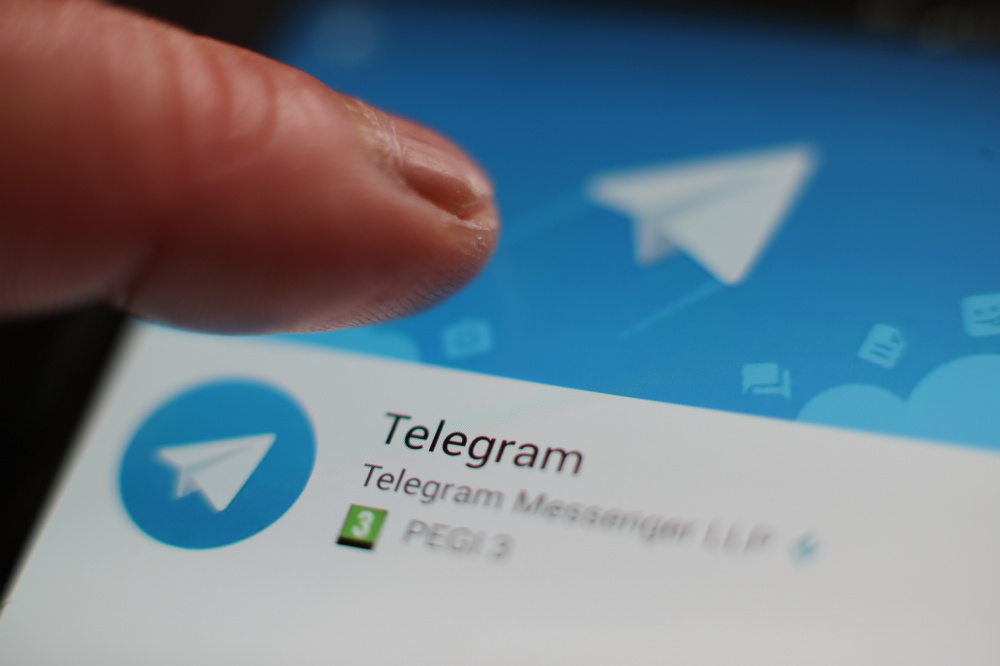 Telegram. Фото PA Wire/PA Images/Scanpix/LETA