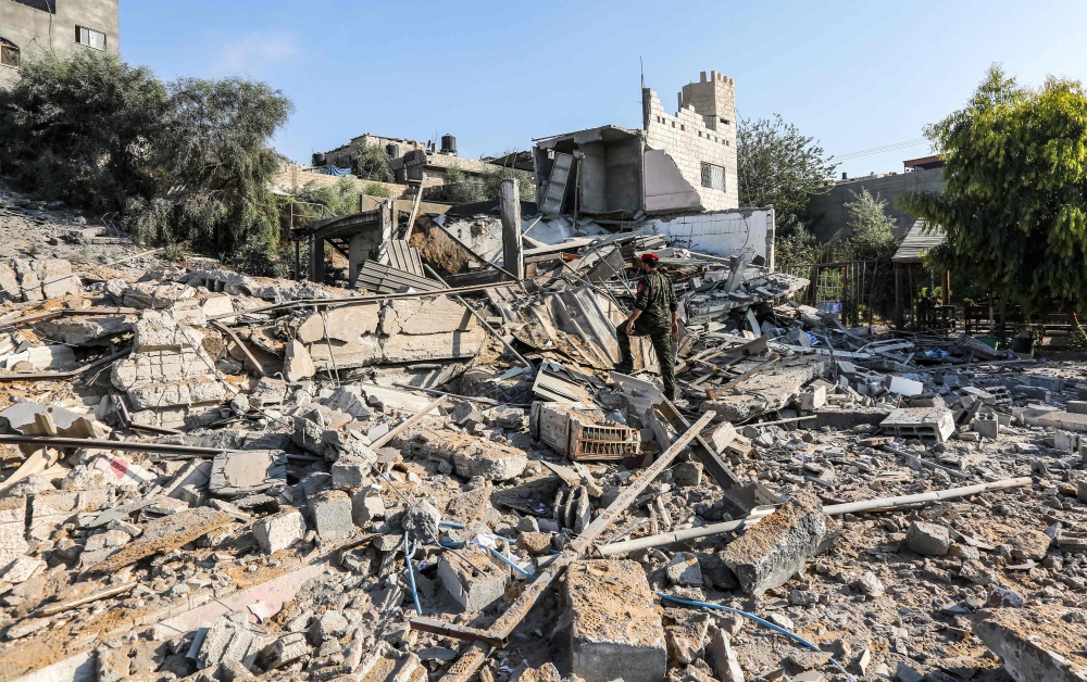 Сектор Газа после обстрела со стороны Израиля. Фото AFP/Scanpix/LETA