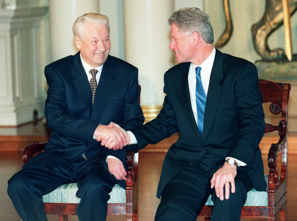 Борис Ельцин и Билл Клинтон. Фото AP/Scanpix/Leta