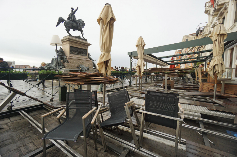 Затопленная Венеция. Фото EPA//Scanpix/Leta