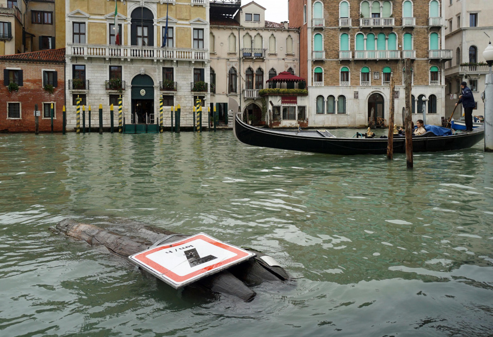 Затопленная Венеция. Фото EPA/Scanpix/Leta