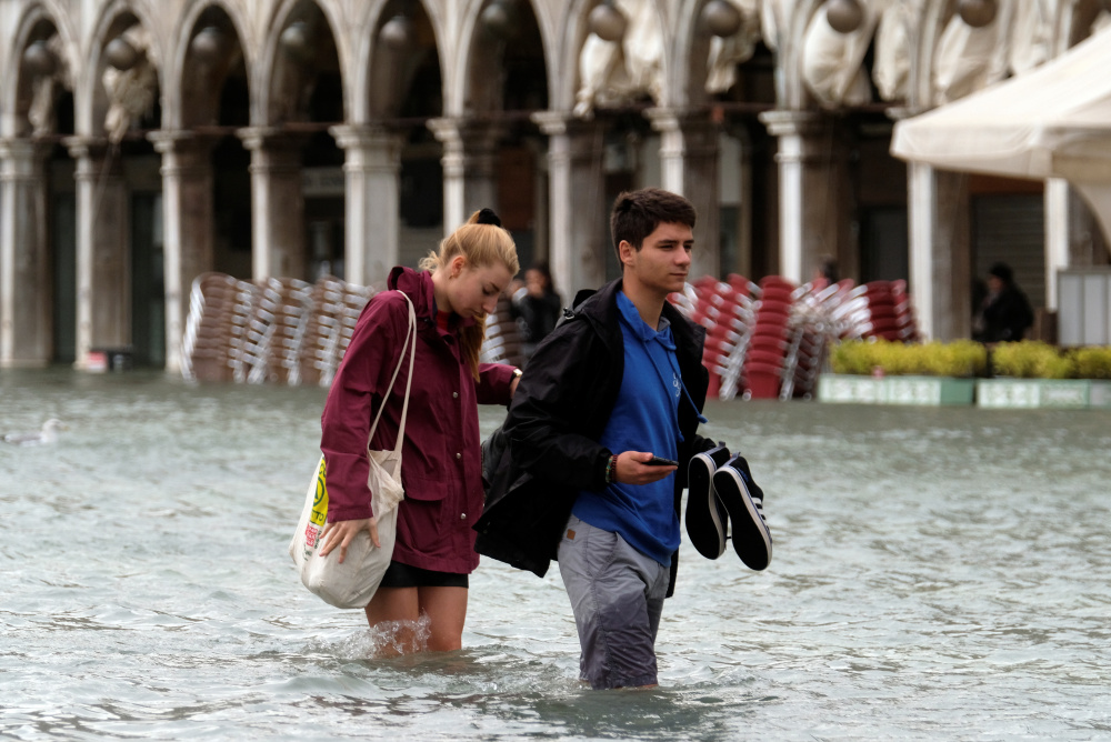 Затопленная Венеция. Фото Reuters//Scanpix/Leta