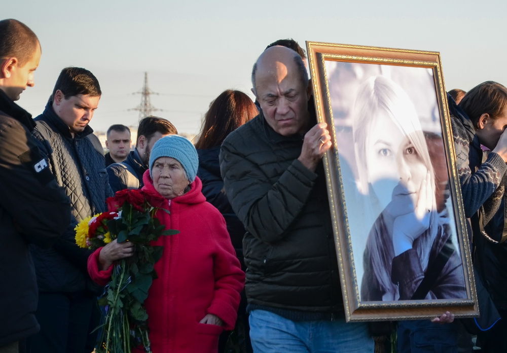 Похороны Екатерины Гандзюк. Фото EPA/Scanpix/Leta