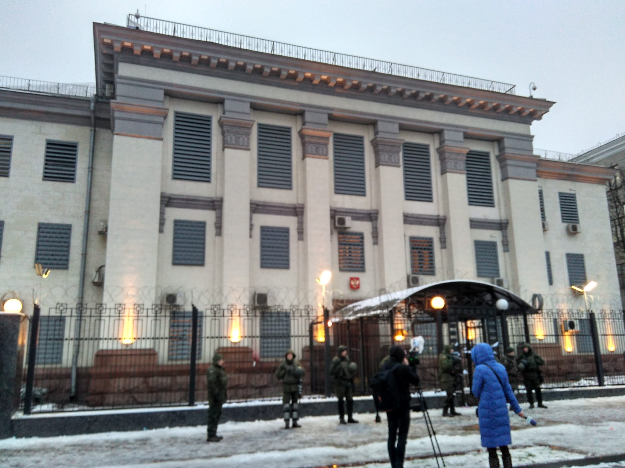 Посольство РФ в Киеве. Фото Дмитрия Дурнева/Spektr.Press