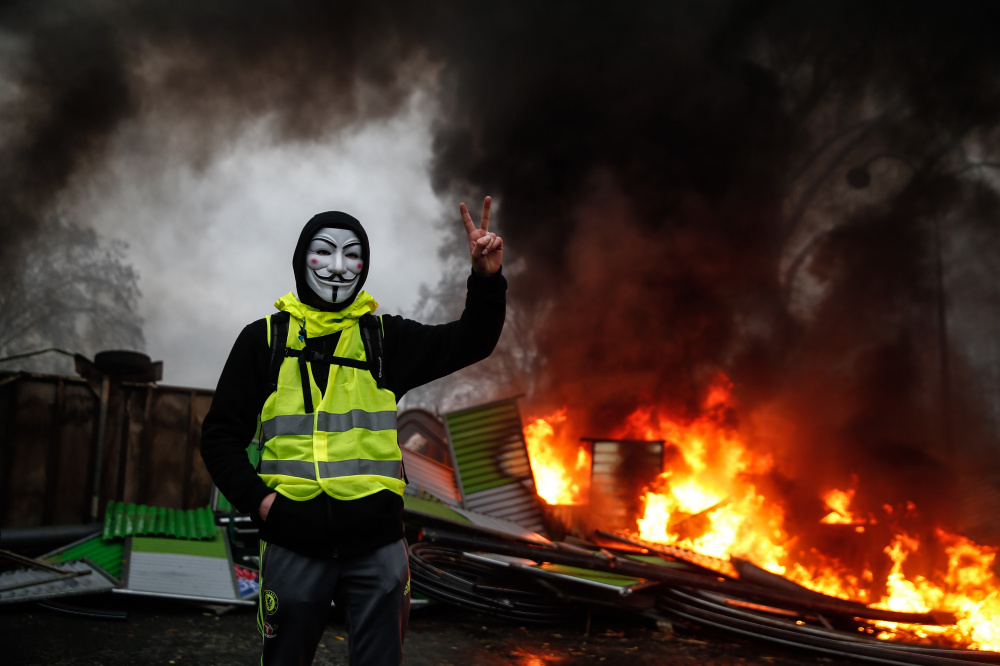 Столкновения в Париже. Фото AFP/Scanpix/Leta