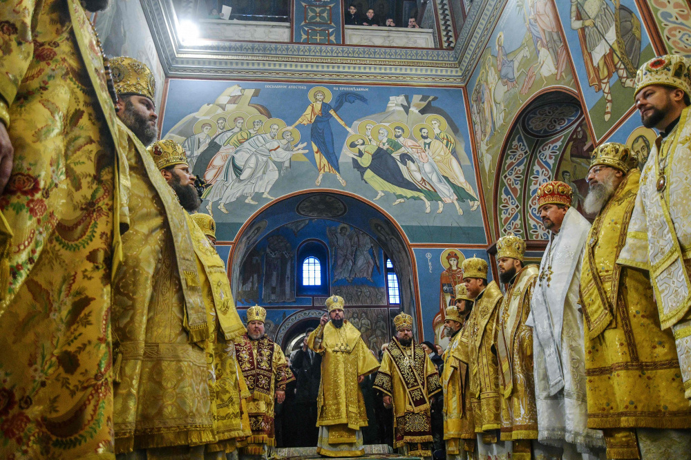 Объединительный собор по созданию новой Украинской поместной православной церкви. Фото AFP/Scanpix/LETA