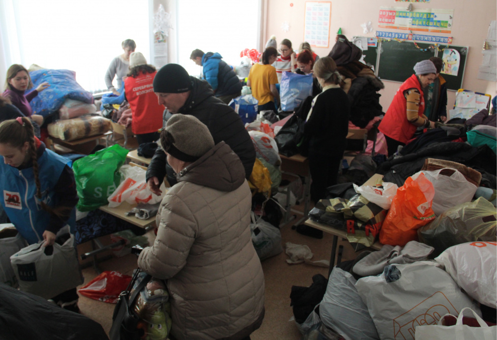 Пострадавшие в результате обрушения части дома в Магнитогорске были временно размещены в здании школы. Фото TASS/Scanpix/Leta