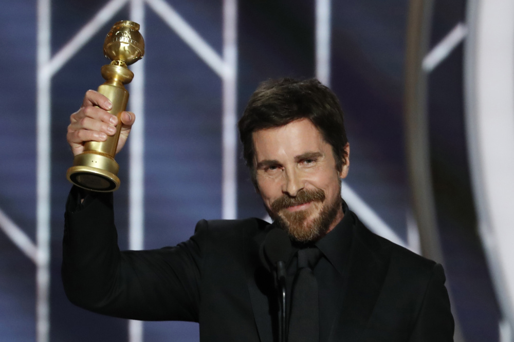 Кристиан Бейл получает награду за «Лучшую мужскую роль в комедии». Фото NBC Universal/REUTERS Scanpix/Leta