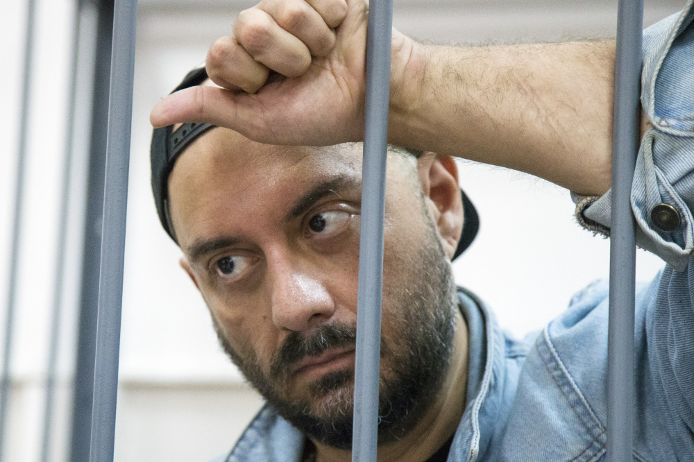 Режиссер Кирилл Серебренников в зале суда, август 2017 года. Фото AP/Scanpix/LETA