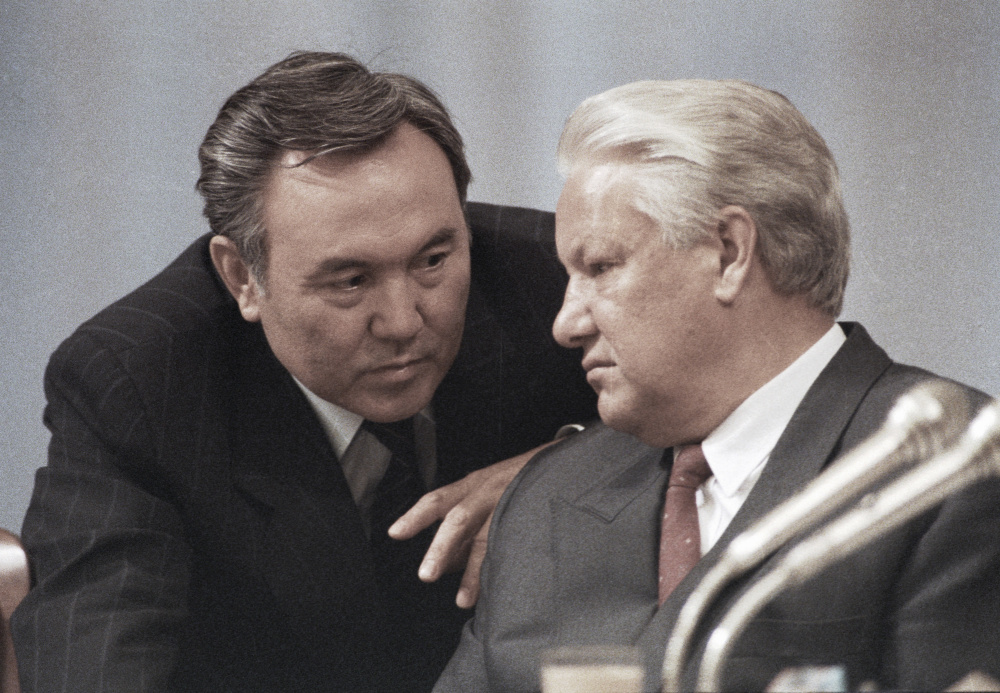 Нурсултан Назарбаев и Борис Ельцин. Фото Sputnik/Scanpix/LETA