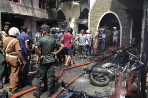Последствия взрывов в столице Шри-Ланки. Фото EPA/Scanpix/Leta