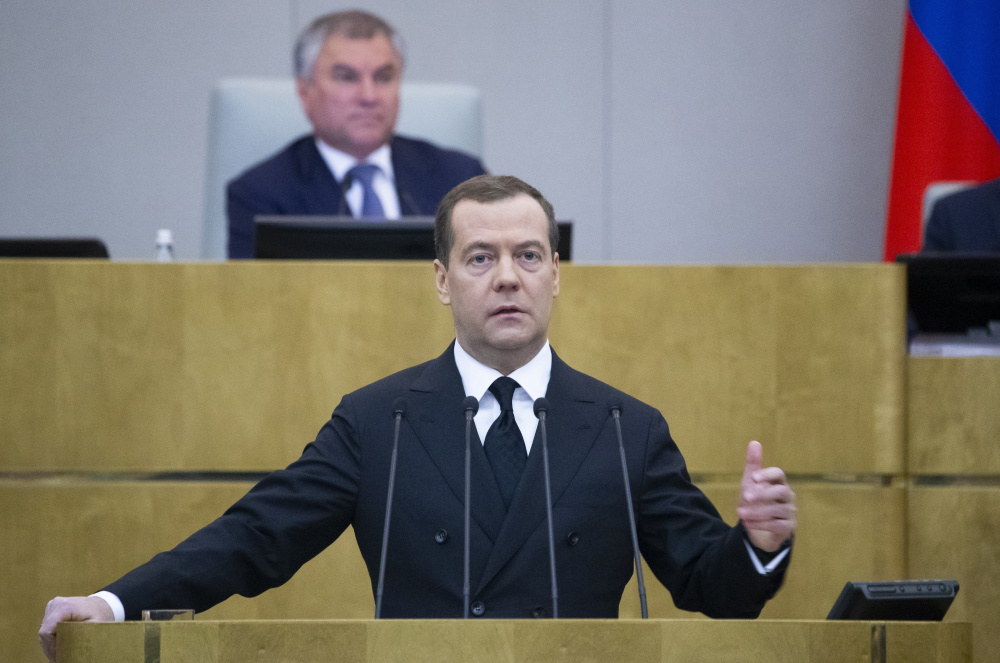 Дмитрий Медведев. Фото AP Photo/Scanpix/LETA