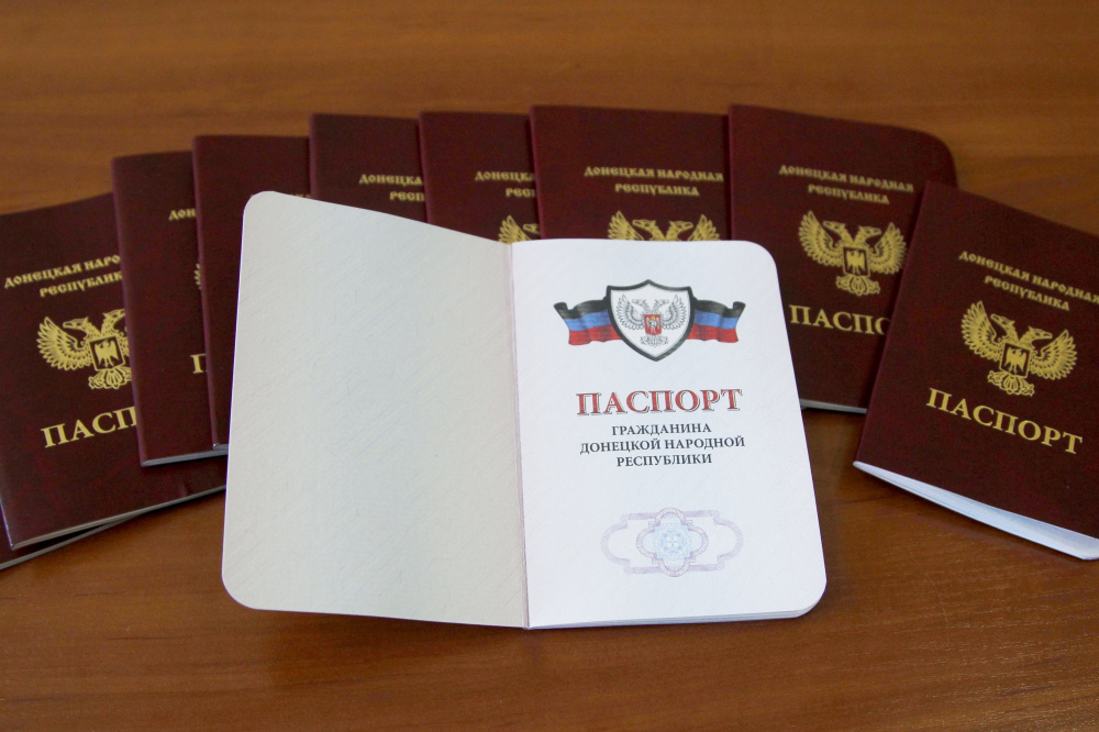 Паспорта самопровозглашенной ДНР. Фото AP/Scanpix/Leta