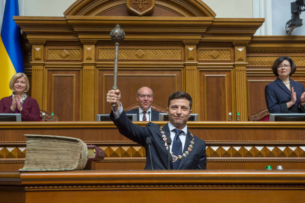 Владимир Зеленский принял присягу президента Украины. Фото EPA/Scanpix/Leta
