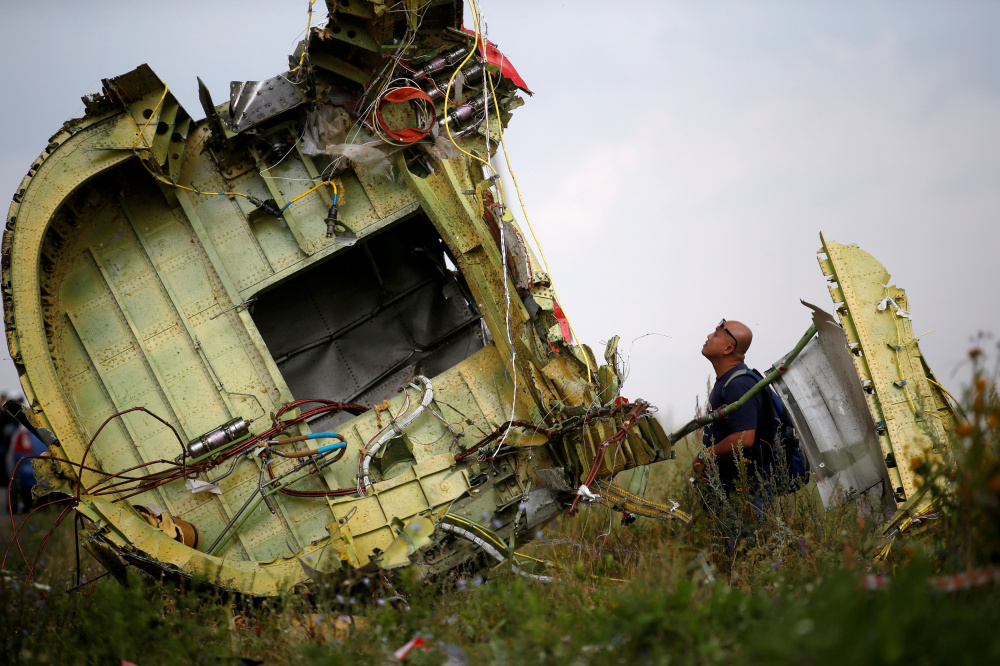 Обломки "Боинга" MH17. Фото REUTERS/Scanpix/LETA
