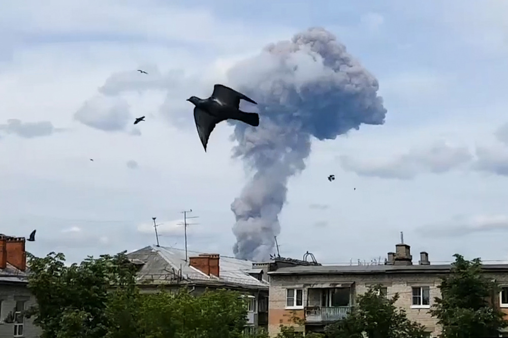 Взрыв на заводе в Дзержинске. Фото AP/Scanpix/Leta