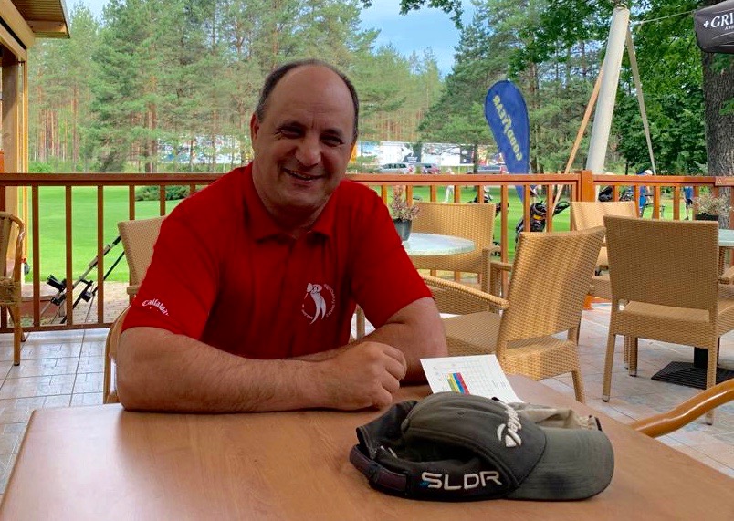 Александр Петров в Jurmala Golf Club & Hotel. Фото из его личного архива.