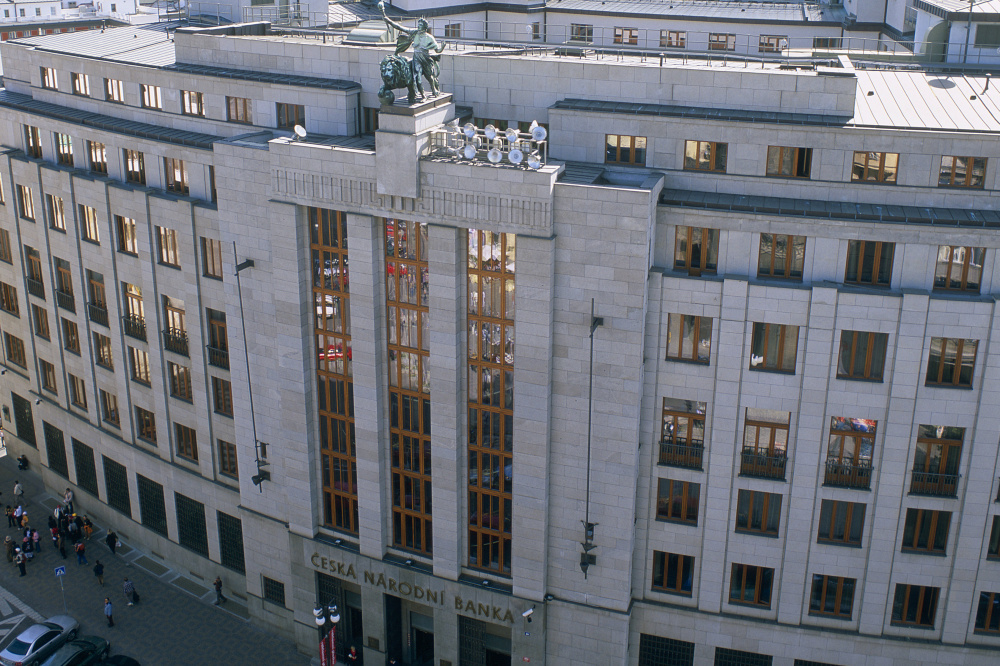 Здание Национального банка Чехии. Фото Prague/Czech National Bank/Scanpix/Leta